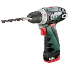 Аккумуляторная дрель-шуруповерт Metabo PowerMaxx BS 12 В, 2.0 А·ч х2, сумка 600079550