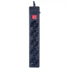 Сетевой фильтр Perfeo Power Plus 5 Sockets 3m Black PF-PP-5/3.0-B