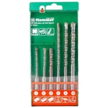 Бур Hammer 201-902 DR SDS+ set No2 (6pcs) 5/6/8 X 110 6/8/10 X 160