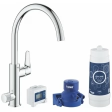 Смеситель для мойки с функцией очистки водопроводной воды Grohe Blue Pure BauCurve 30385000